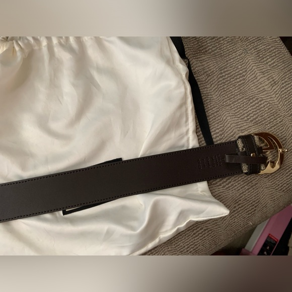 Authentic GUCCI GG Plus Monogram Interlocking G Belt in Dark Brown Size 75 - Picture 8 of 12